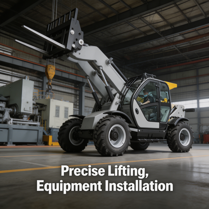 Telescopic Handler Boom - All Terrain Diesel Powered Telescopic Boom