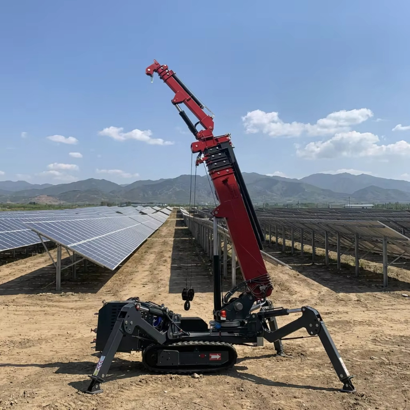 Compact Crawler Boom Lift - 4Ton Rubber Crawler Spider Crane 11m