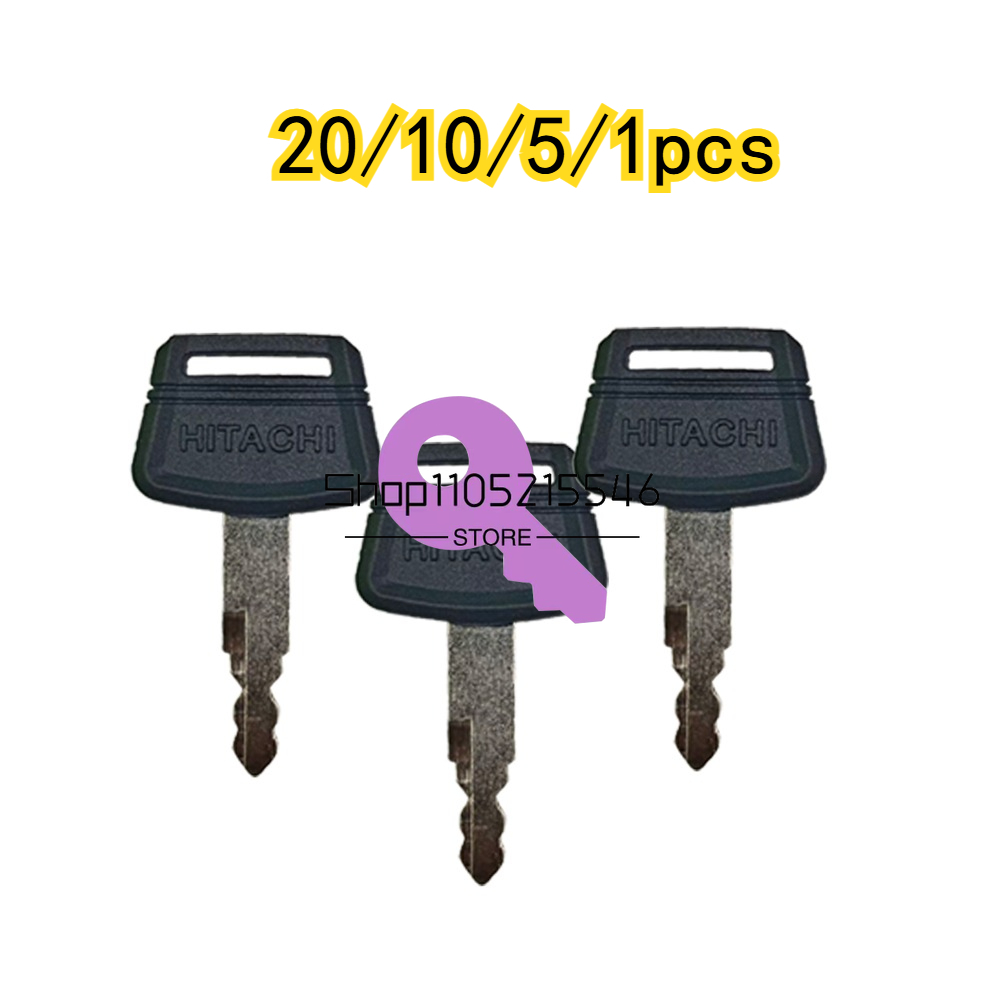 Heavy Equipment Hitachi - 20/10/5/1pcs Keys for Hitachi Excavator Heavy