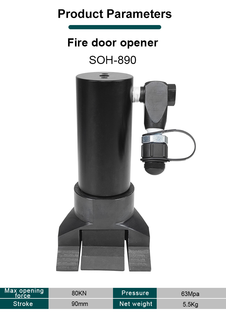 Heavy Equipment Lifting - SOH-890 Hydraulic Toe Jack | Heavy-Duty