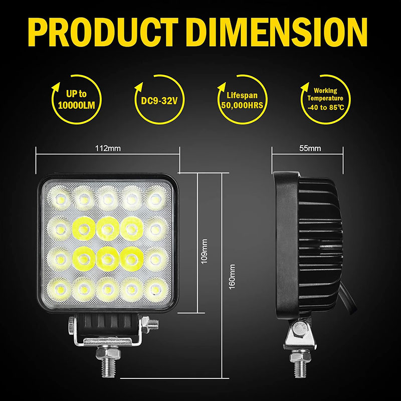 60W vehicle LED Work Light Spo - огляд і ціна Heavy Equipment Work