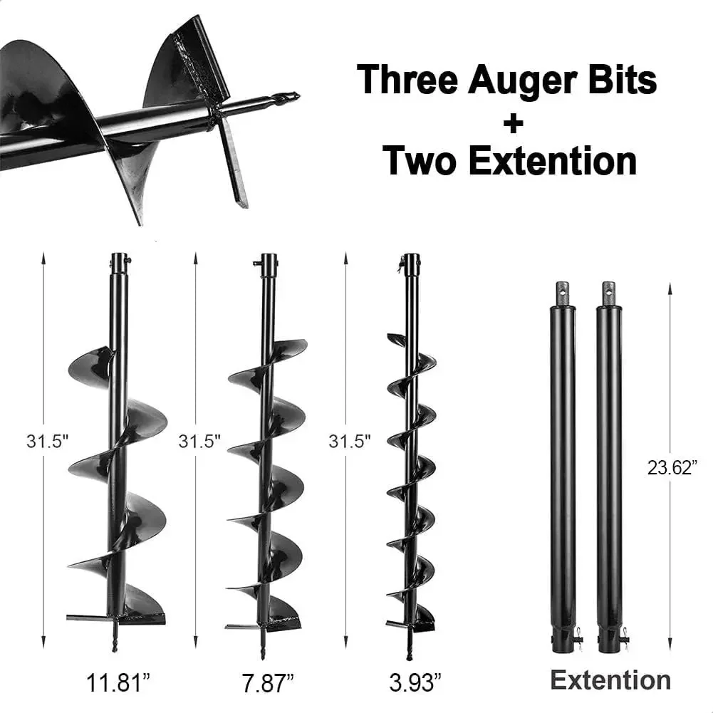 -72cc Post Hole Digger 2-Strok - огляд і ціна Post Hole Digger