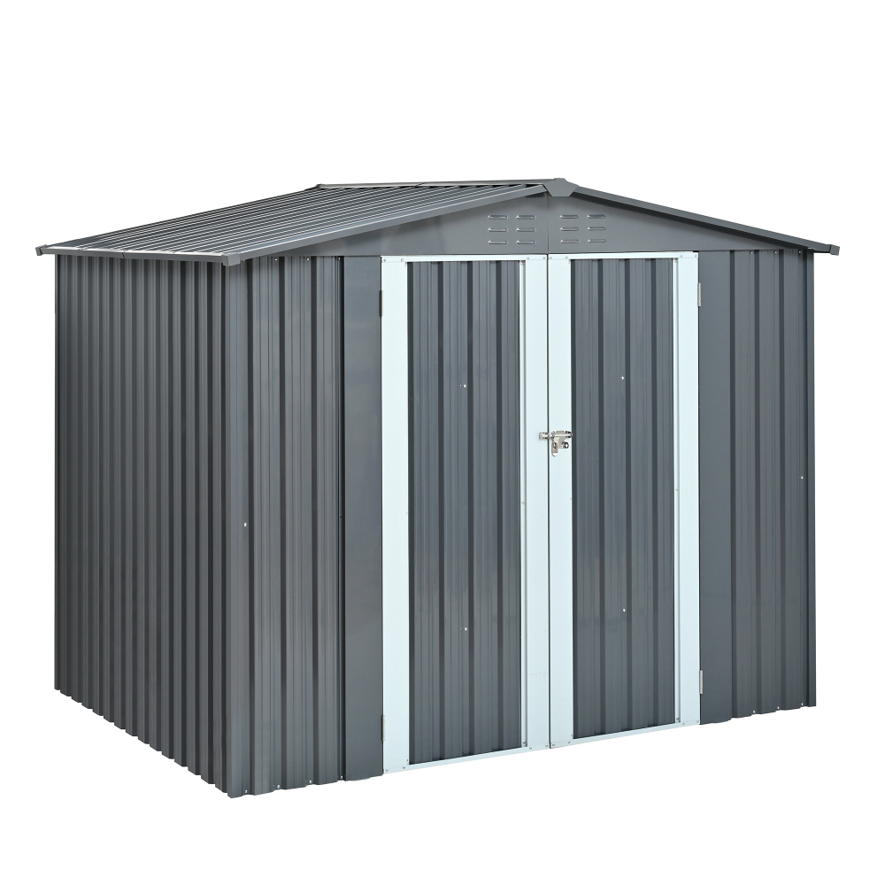 Metal Storage Shed with Double - огляд і ціна Heavy Equipment Yard