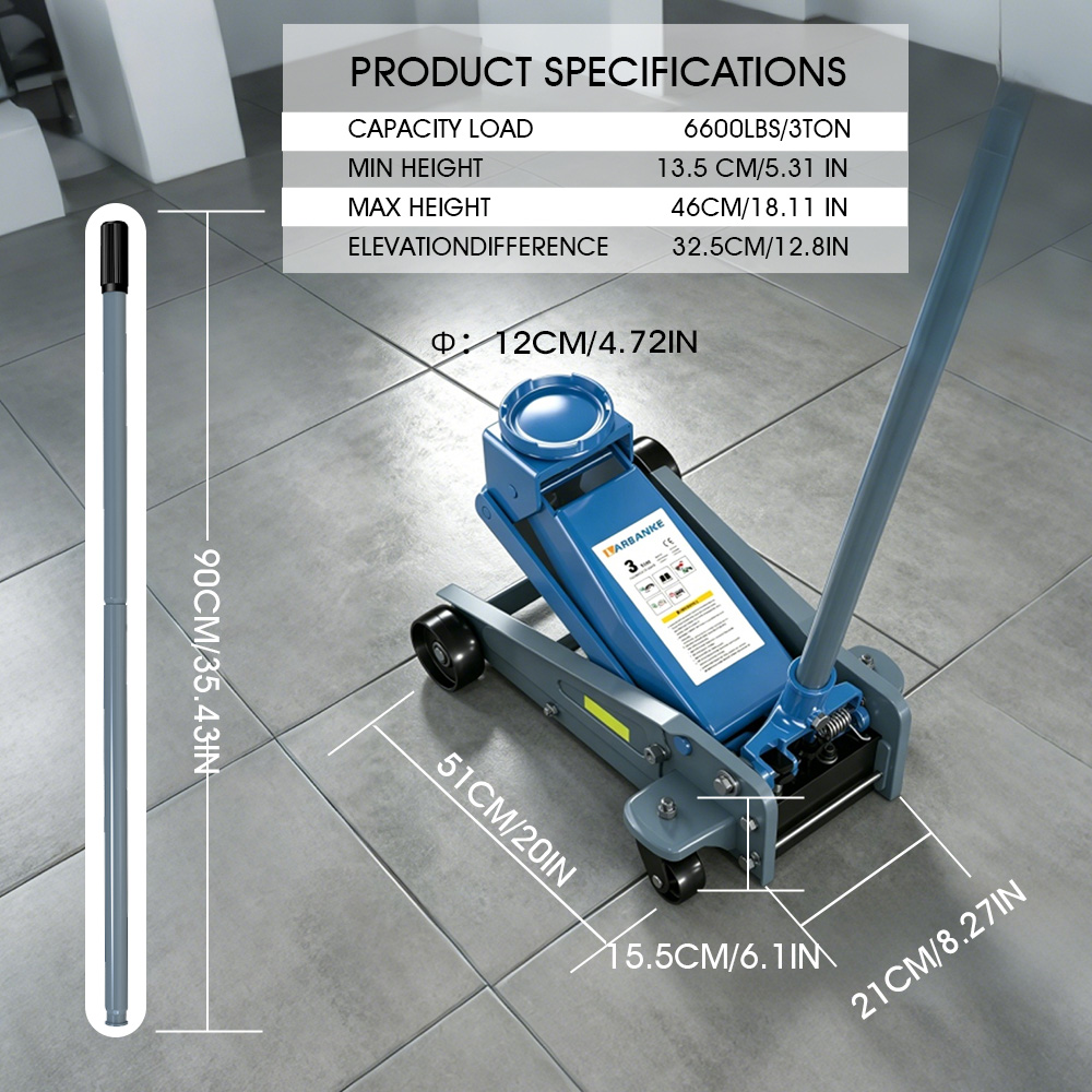 3-ton Heavy-duty Steel Floor J - огляд і ціна Heavy Equipment Lifting
