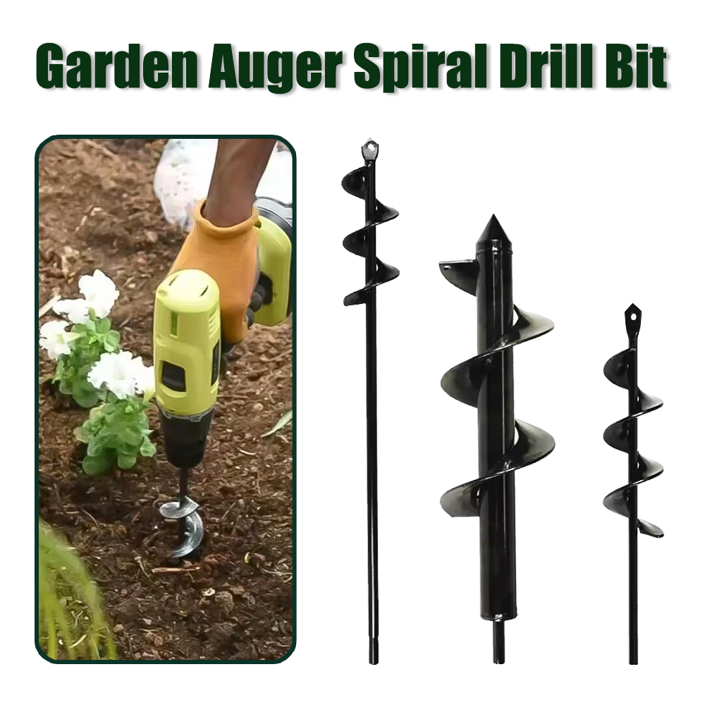 Garden Auger Spiral Drill Bit  - огляд і ціна Post Hole Digger