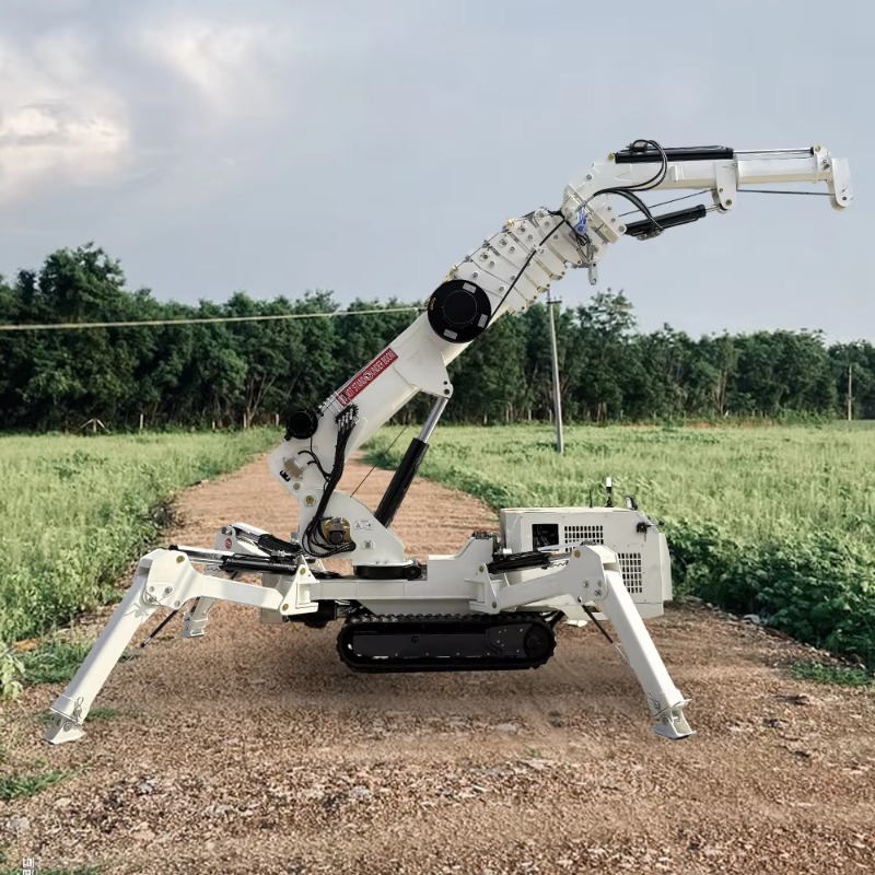 Compact Mini Spider Crane 1.5T - огляд і ціна Compact Crawler Boom Lift