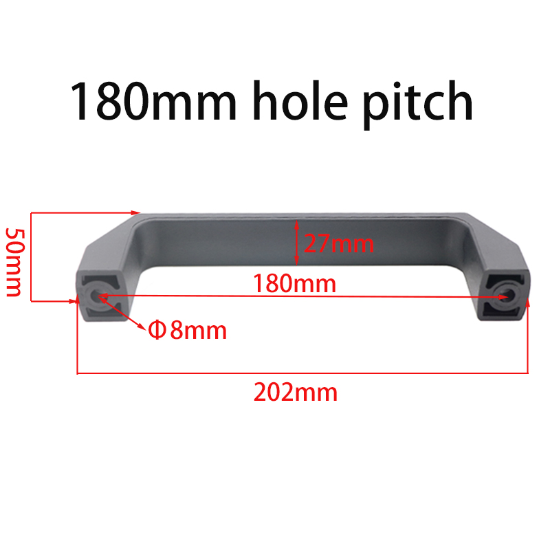 180mm Black Nylon Plastic Heav - огляд і ціна Heavy Equipment Work