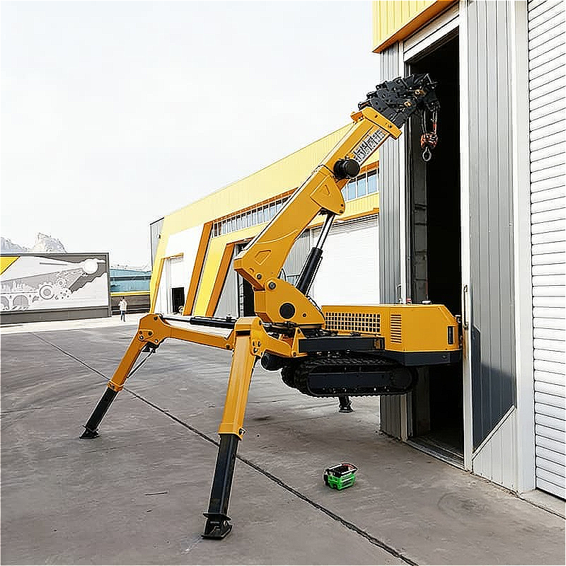 Compact Spider Crane Mini Craw - огляд і ціна Compact Crawler Boom Lift
