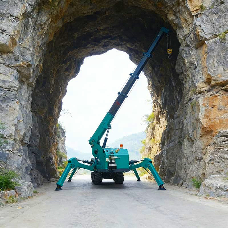 Compact Spider Crane Mini Craw - огляд і ціна Compact Crawler Boom Lift