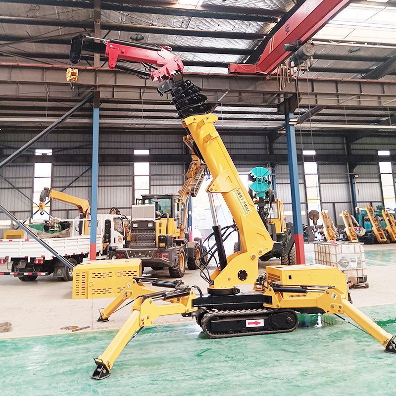 Compact Spider Crane Mini Craw - огляд і ціна Compact Crawler Boom Lift