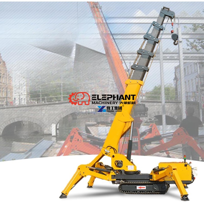 Mini Crawler Crane 3 Ton 5 Ton - огляд і ціна Compact Crawler Boom Lift