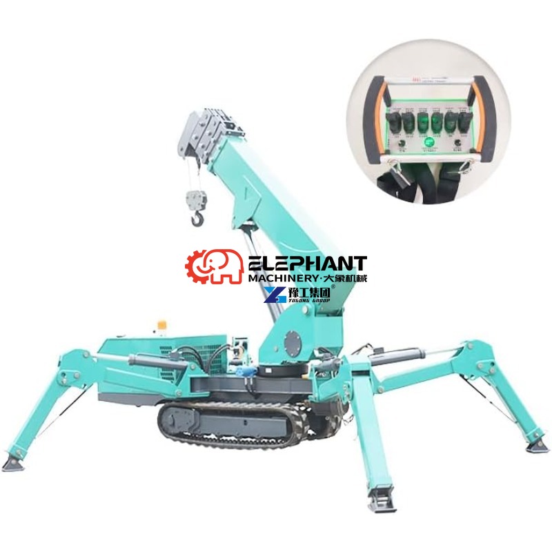 Mini Crawler Crane 3 Ton 5 Ton - огляд і ціна Compact Crawler Boom Lift