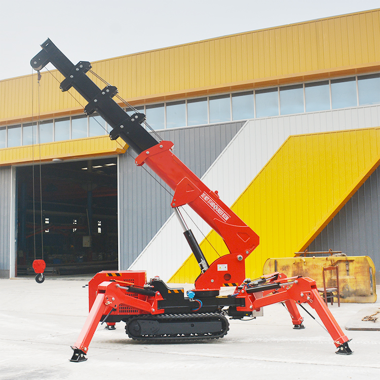 Compact Spider Crane Mini Craw - огляд і ціна Compact Crawler Boom Lift