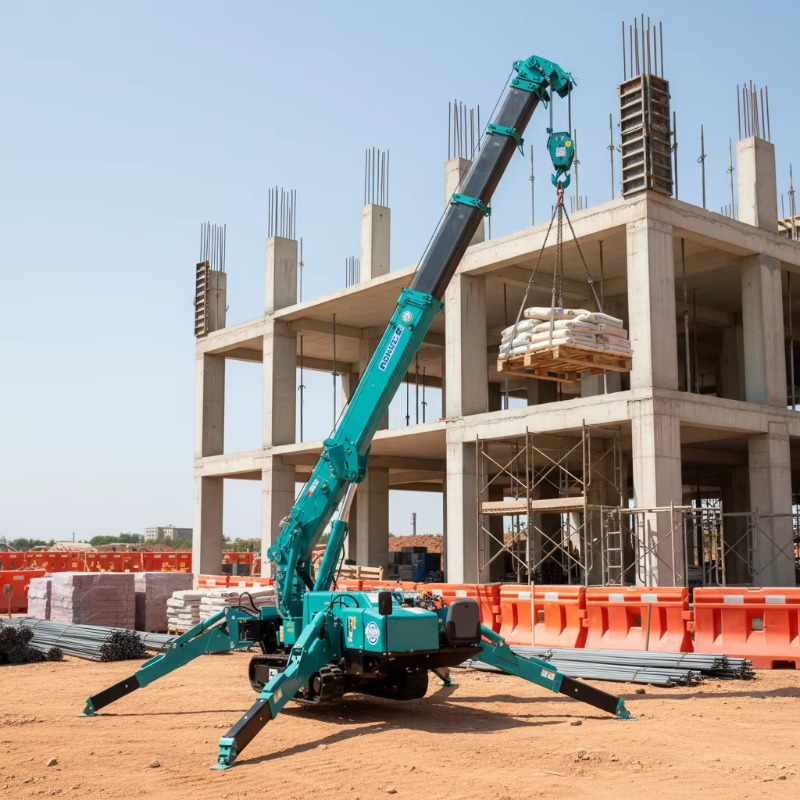 Spider Cranes Mini Crawler Cra - огляд і ціна Compact Crawler Boom Lift