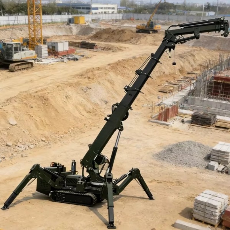 7Ton Remote Control Spider Cra - огляд і ціна Compact Crawler Boom Lift