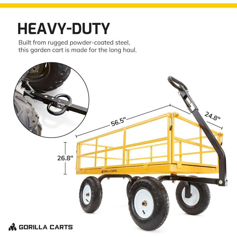 Heavy Duty Utility Cart, All T - огляд і ціна Heavy Equipment Yard