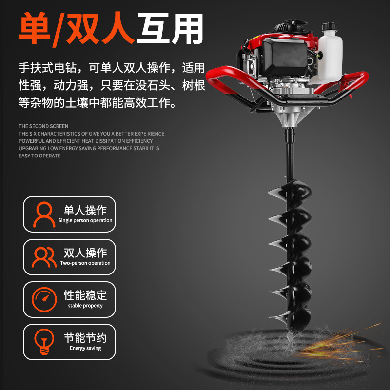 TULX 10cm Single Blade Auger D - огляд і ціна Post Hole Digger