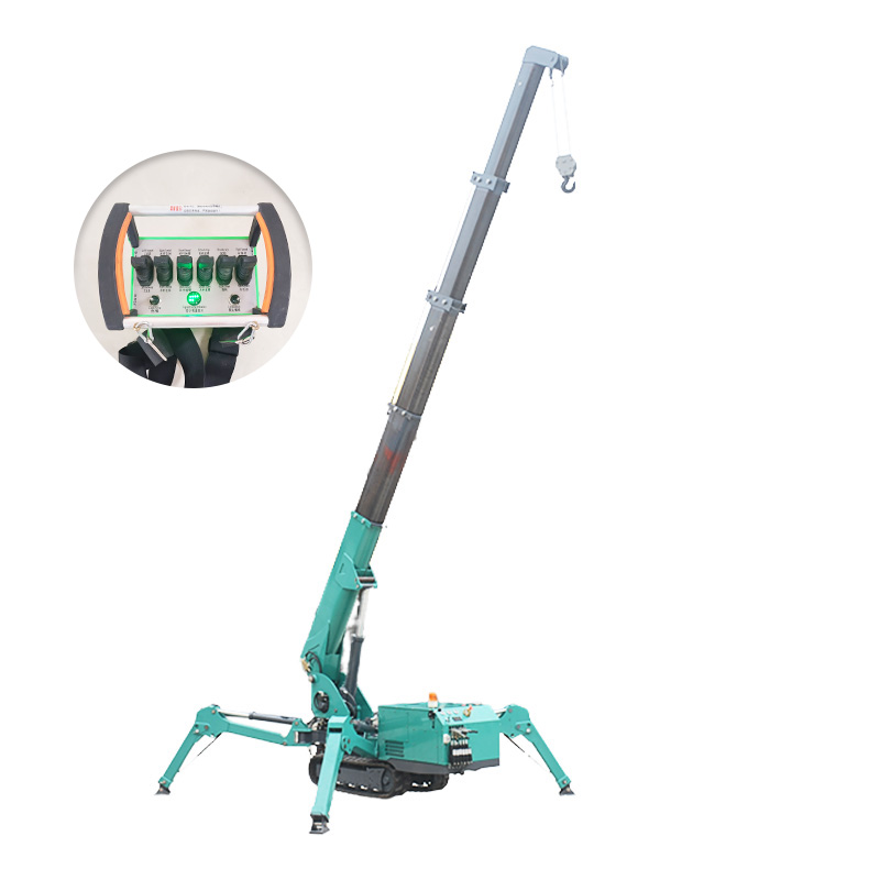 Compact Spider Crane Mini Craw - огляд і ціна Compact Crawler Boom Lift