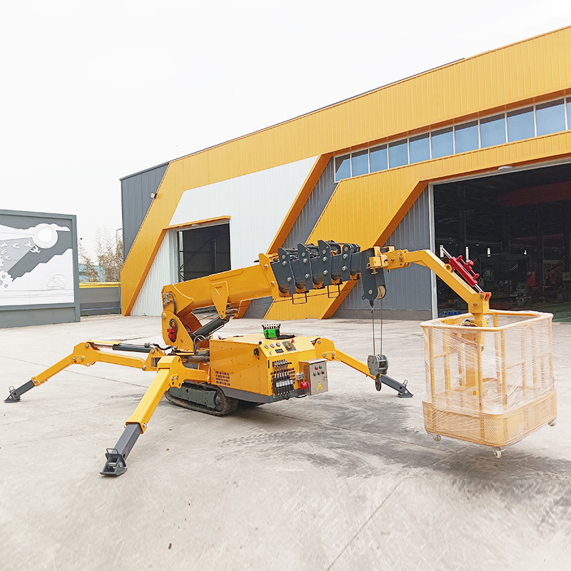 Compact Spider Crane Mini Craw - огляд і ціна Compact Crawler Boom Lift