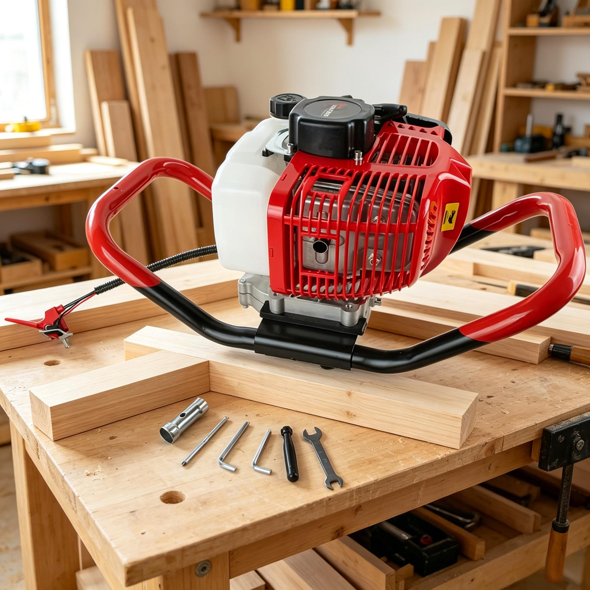 52CC Gas Powered Earth Auger 2 - огляд і ціна Post Hole Digger