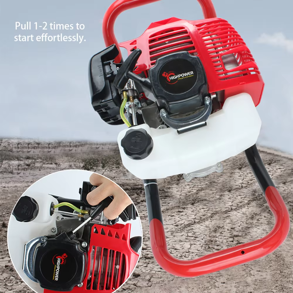 52CC Gas Powered Earth Auger 2 - огляд і ціна Post Hole Digger