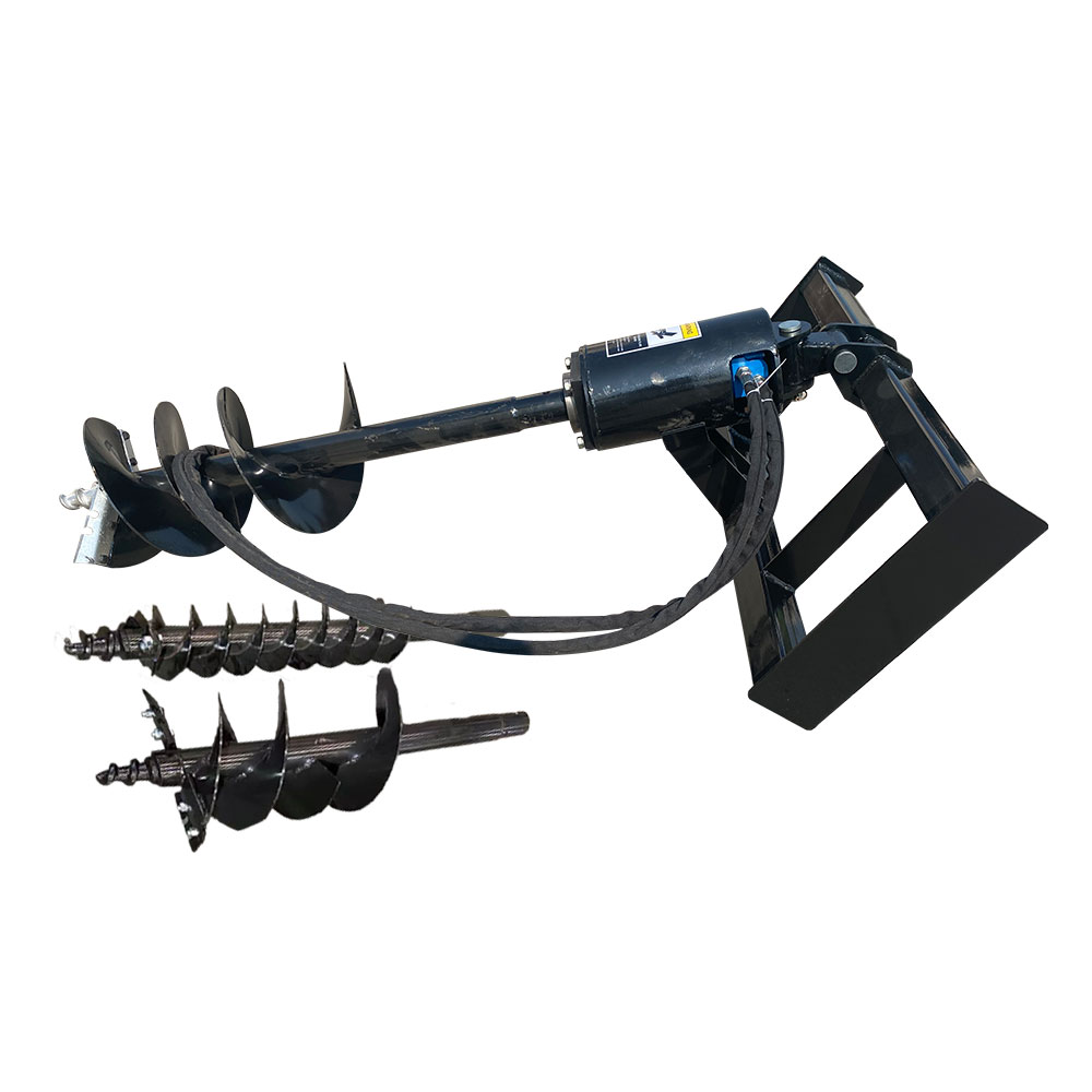 Hydraulic Skid Steer Attachmen - огляд і ціна Post Hole Digger