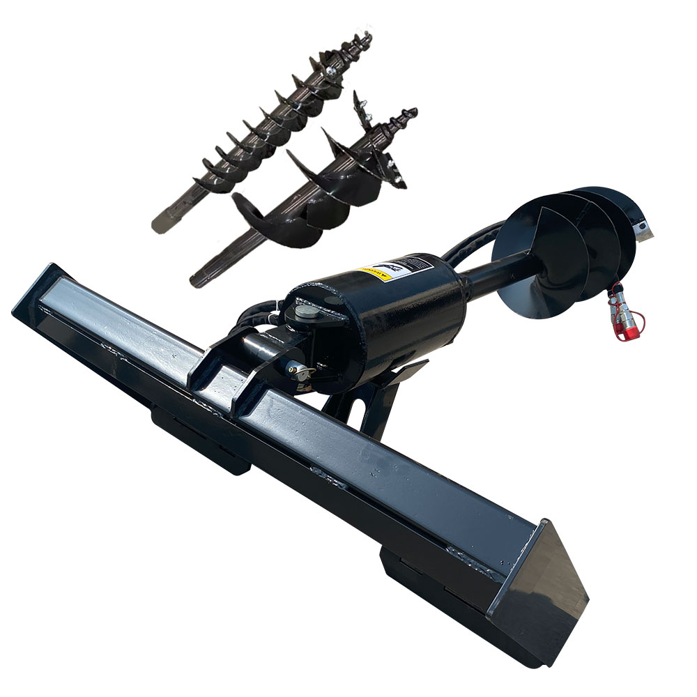 Hydraulic Skid Steer Attachmen - огляд і ціна Post Hole Digger