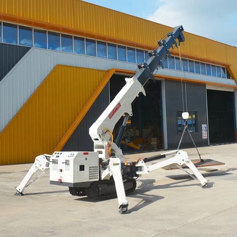 5Ton Narrow Space Spider Crane - огляд і ціна Compact Crawler Boom Lift