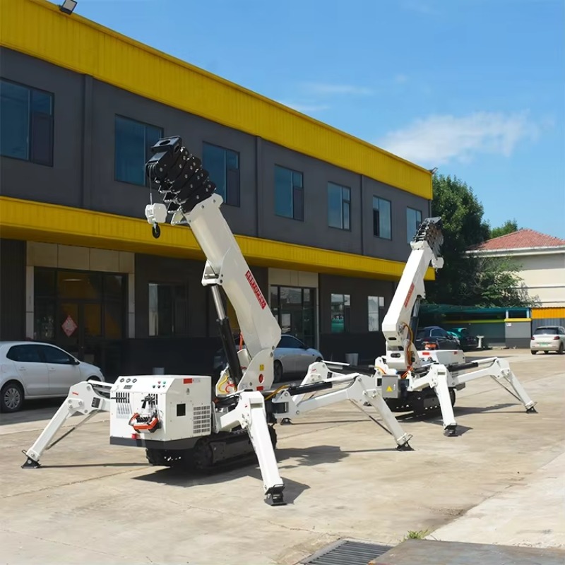 5Ton Narrow Space Spider Crane - огляд і ціна Compact Crawler Boom Lift