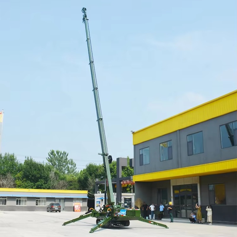 5Ton Narrow Space Spider Crane - огляд і ціна Compact Crawler Boom Lift