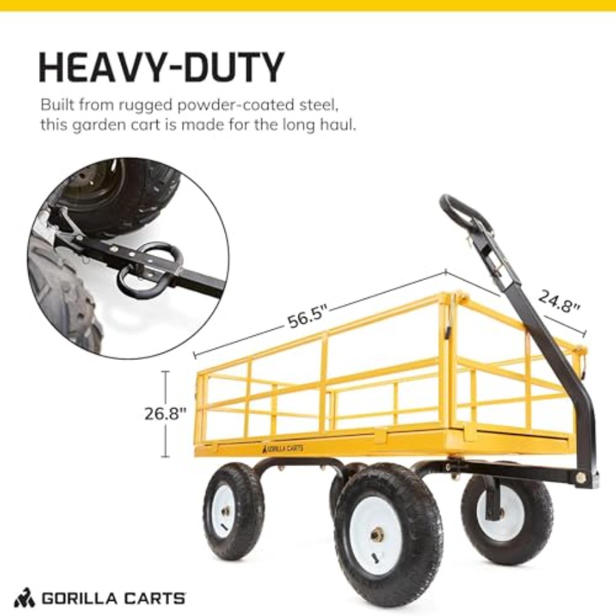 Heavy Duty Utility Cart All Te - огляд і ціна Heavy Equipment Yard