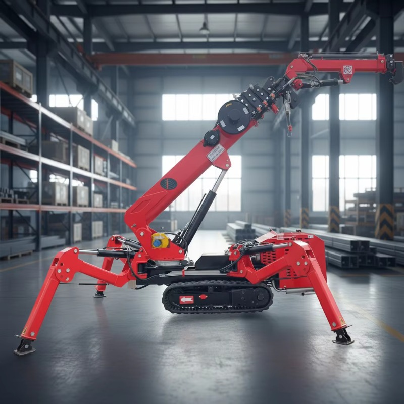 6Ton Hydraulic Telescopic Spid - огляд і ціна Compact Crawler Boom Lift