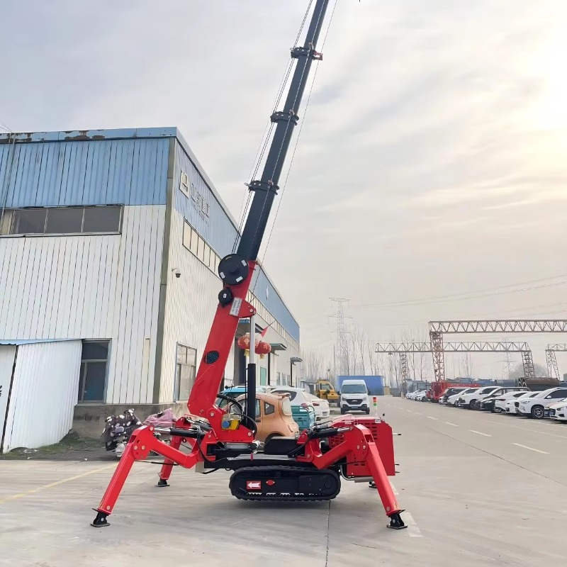 6Ton Hydraulic Telescopic Spid - огляд і ціна Compact Crawler Boom Lift