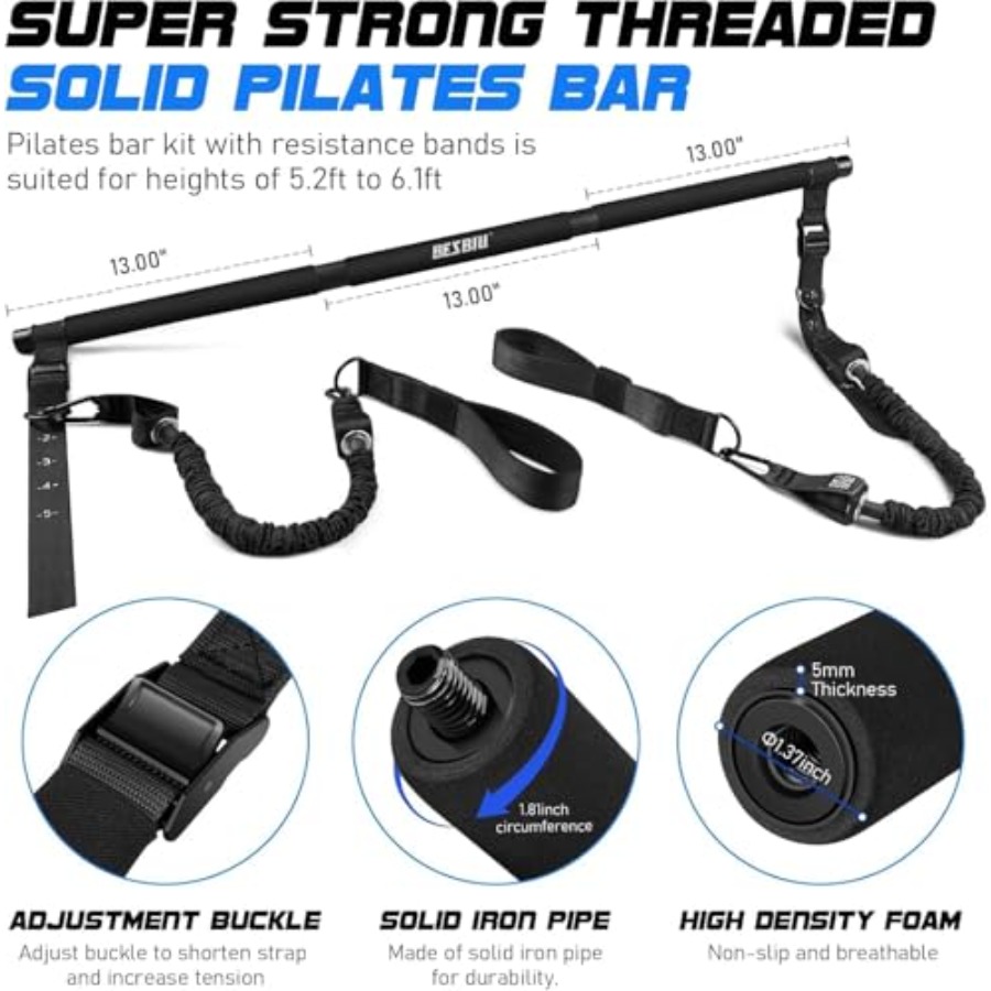 Pilates Bar Kit with Resistanc - огляд і ціна Heavy Equipment Work