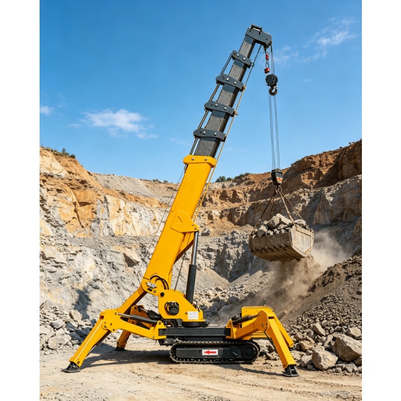 Electric Spider Crane Crawler  - огляд і ціна Compact Crawler Boom Lift