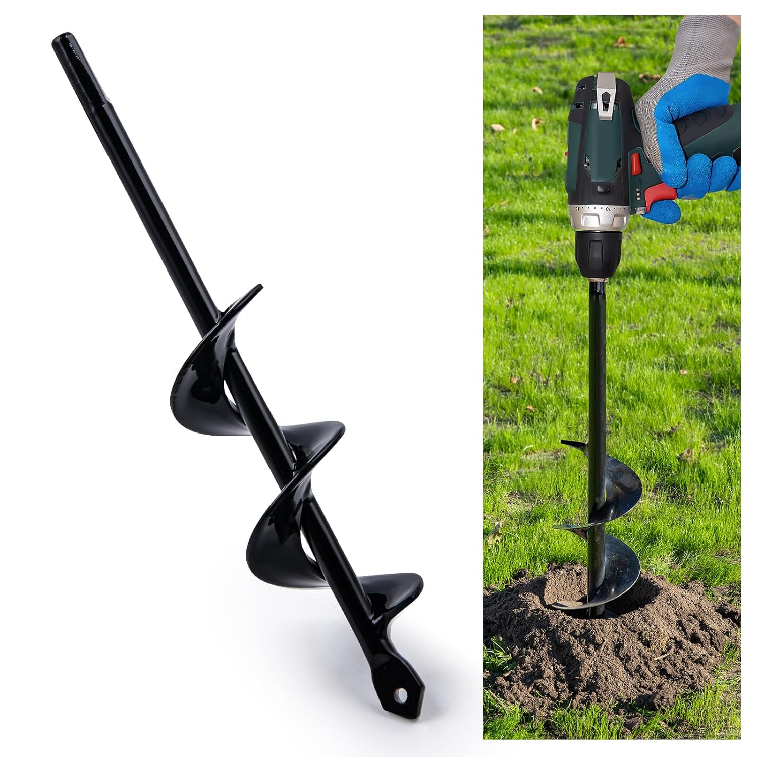 Goture Spiral Drill Bit Plant  - огляд і ціна Post Hole Digger