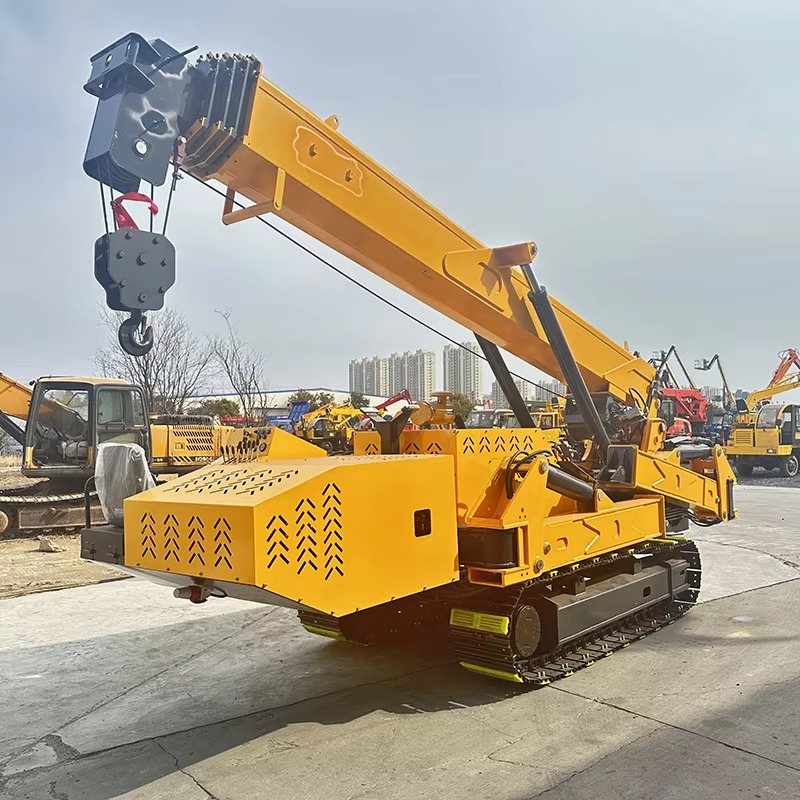 8Ton Heavy Lifting Spider Cran - огляд і ціна Compact Crawler Boom Lift
