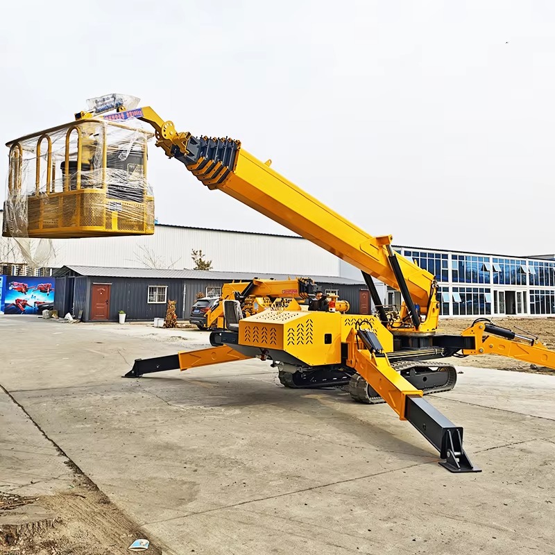8Ton Heavy Lifting Spider Cran - огляд і ціна Compact Crawler Boom Lift
