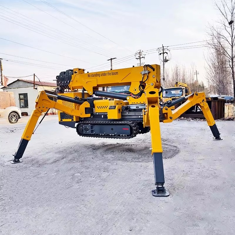 Factory Wholesale Spider Crane - огляд і ціна Compact Crawler Boom Lift